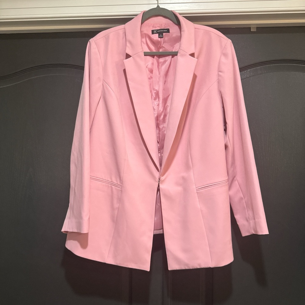 INC International Concepts Light Pink Blazer